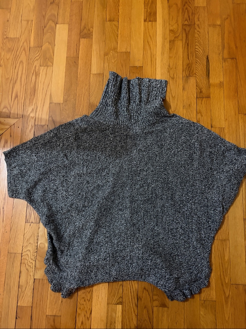 Studio Works Turtleneck Poncho Sweater